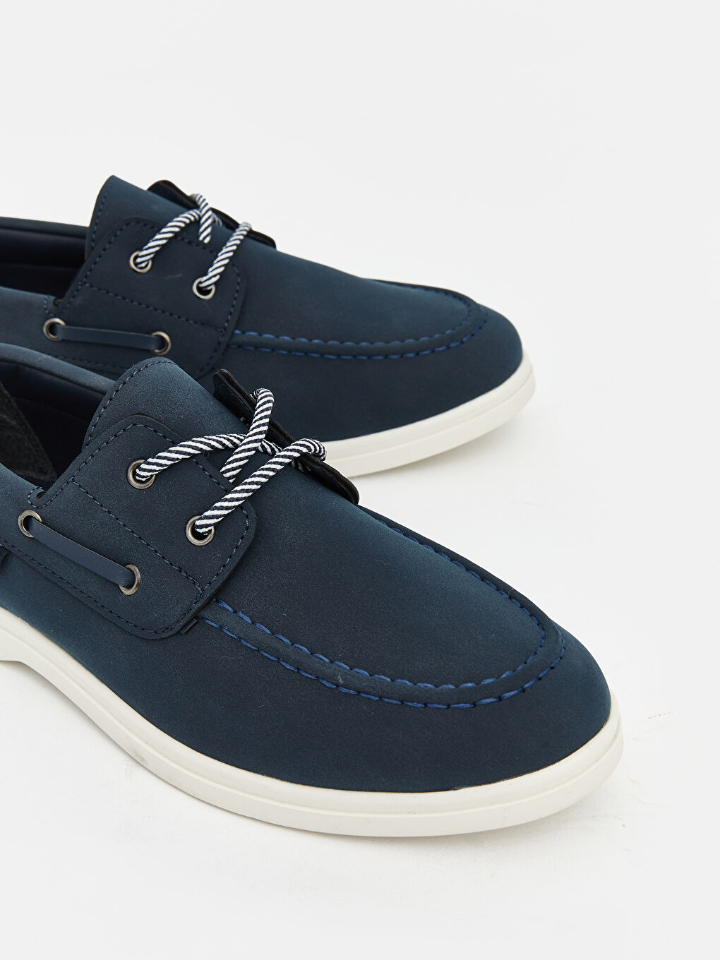 Lacivert Bağcıklı Erkek Çocuk Klasik Ayakkabı-2