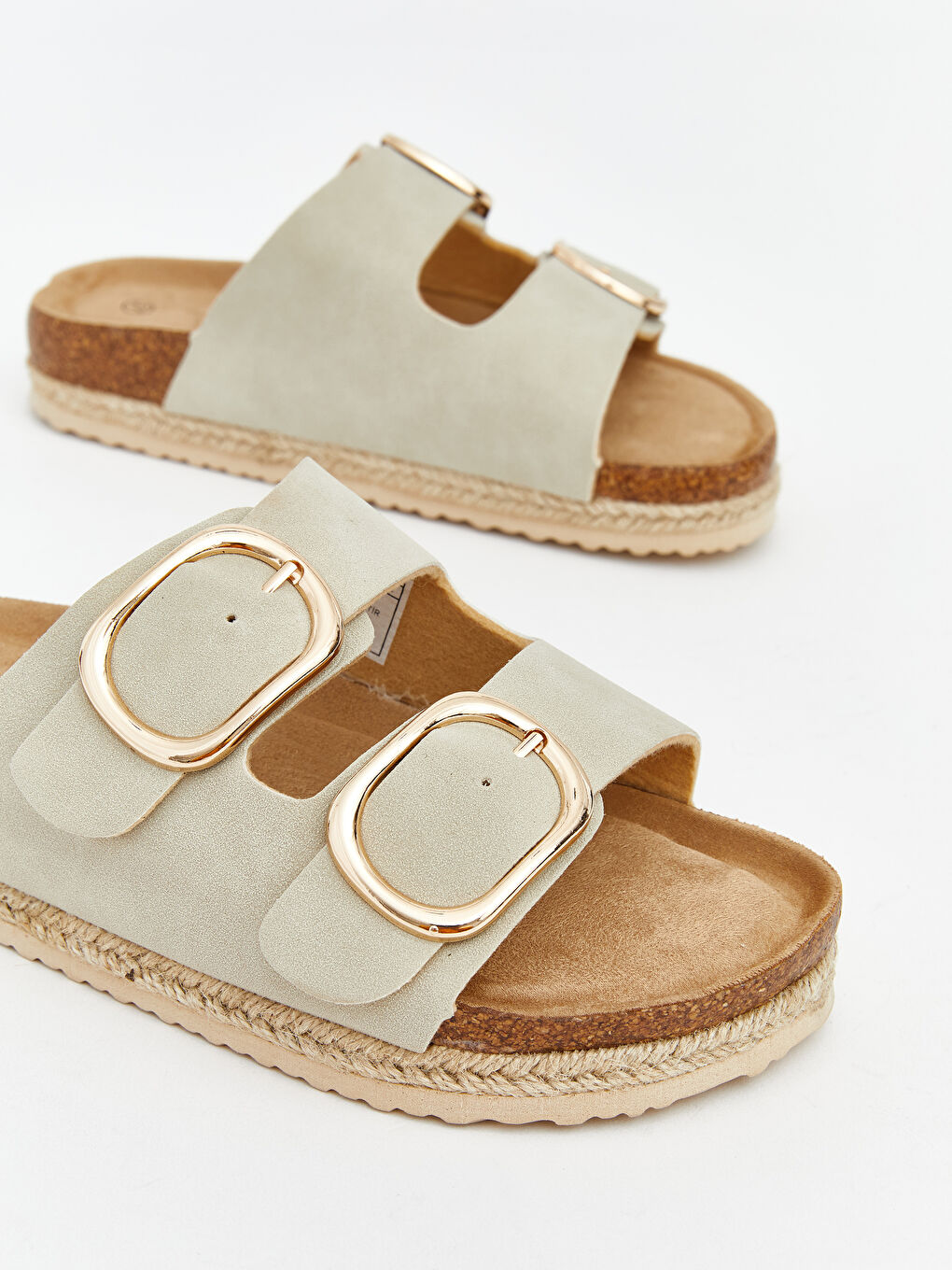 Double Strap Women's Sliders-2