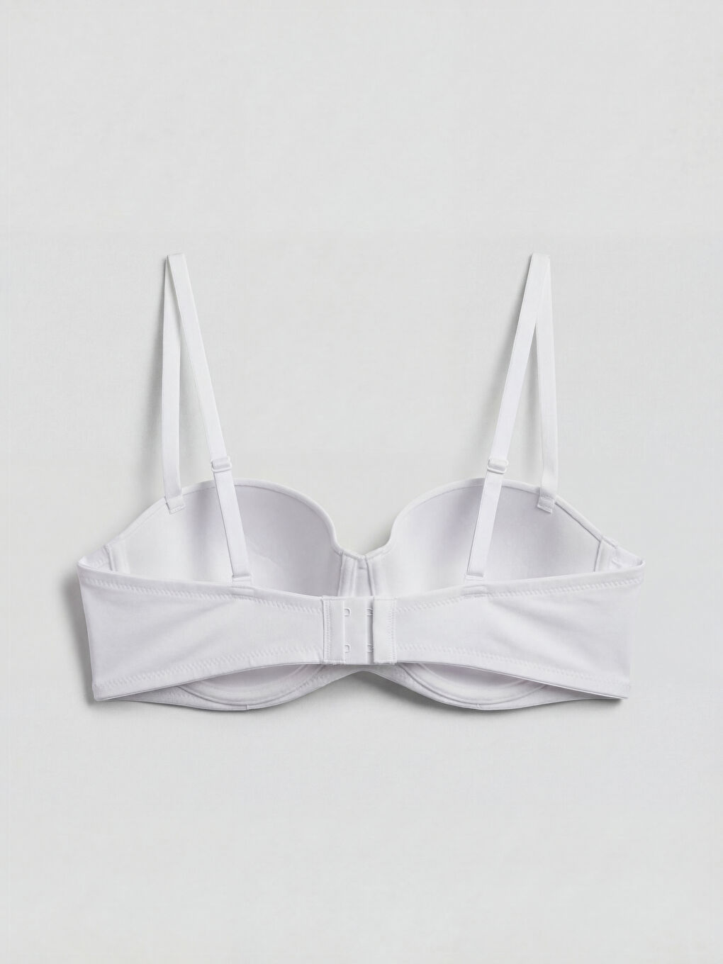 Siyah Balenli Yarım Dolgulu Straplez Sütyen 2'li-2