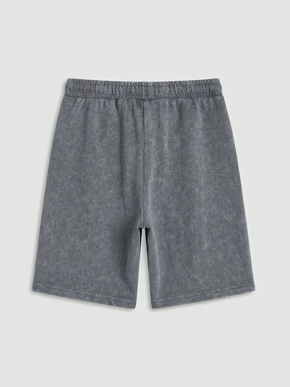 Gri Erkek Çocuk Baskılı Şort-1