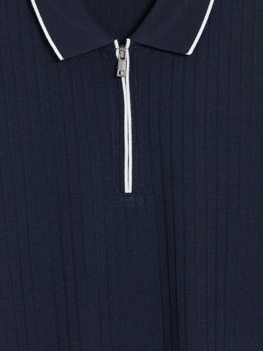 Polo Collar Striped Men's T-Shirt-5