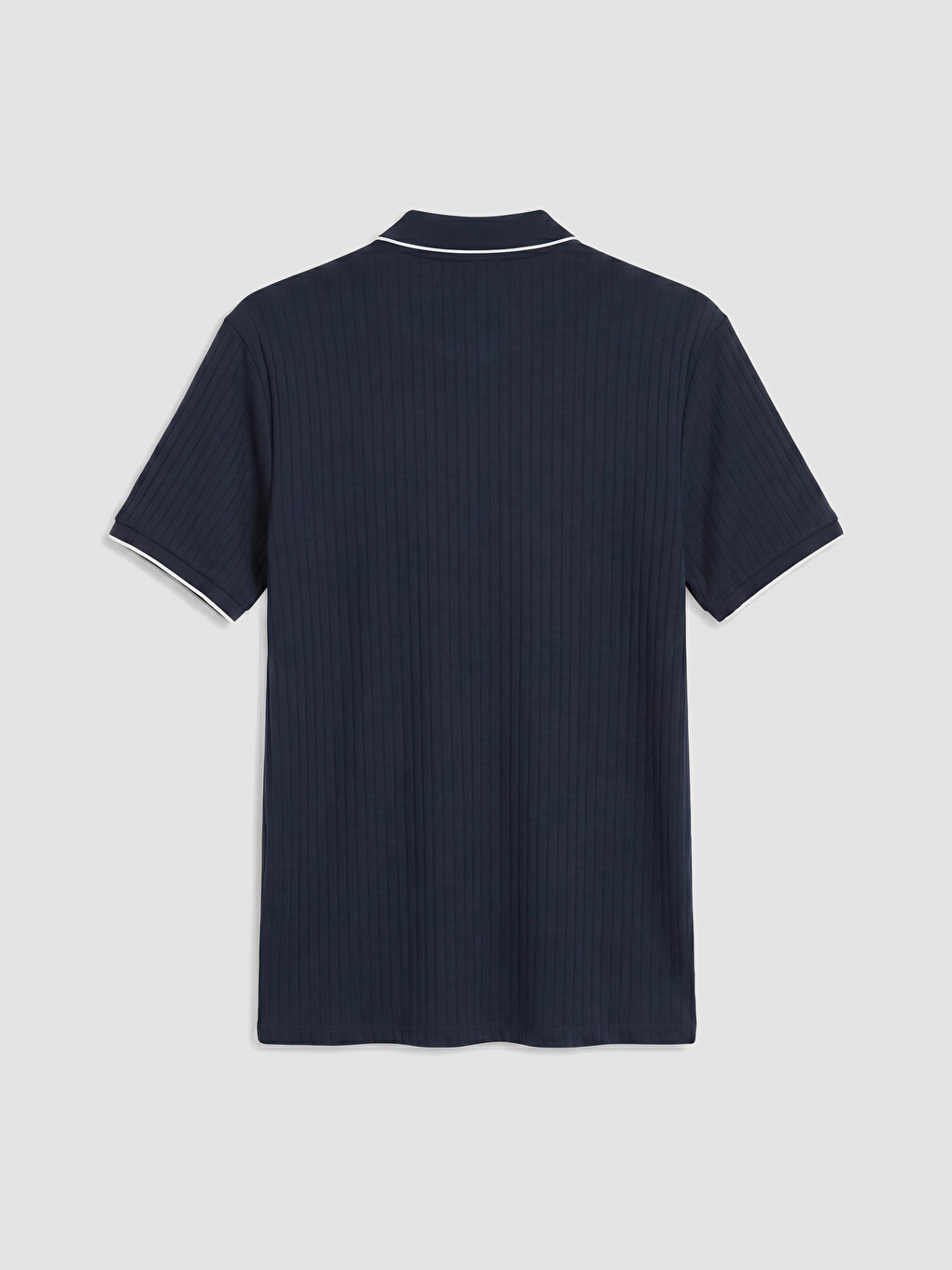 Polo Collar Striped Men's T-Shirt-6