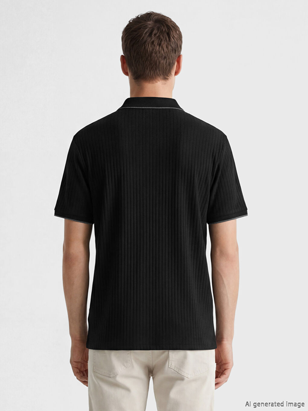 تيشيرت بولو مخطط رجالي-3