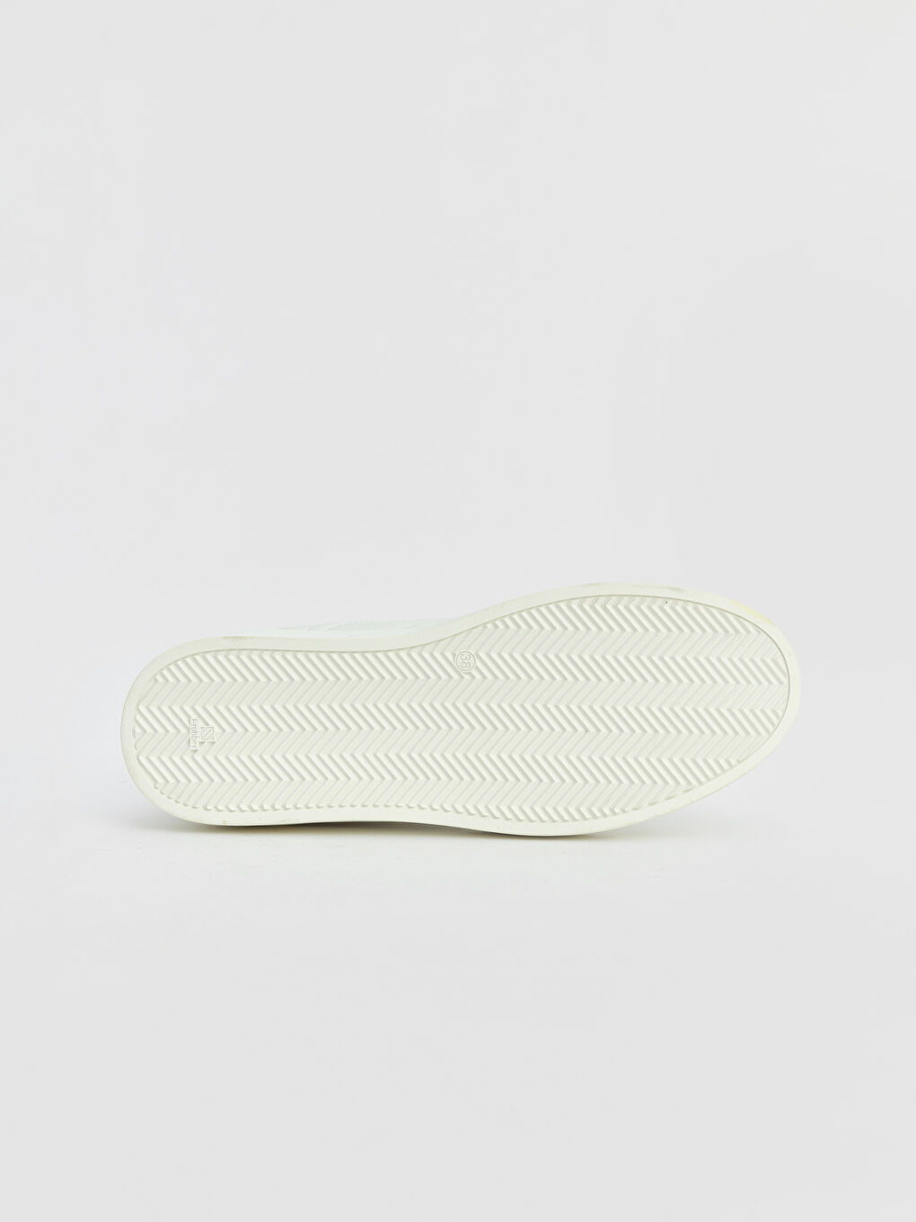 Beyaz Deri Görünümlü Kadın Spor Ayakkabı-4