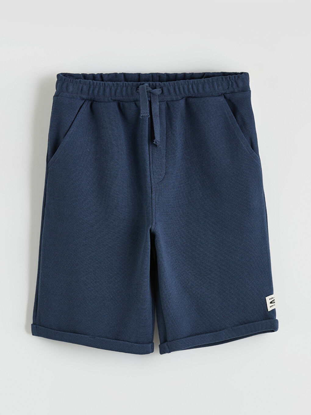 Elastic Waist Boys' Pique Shorts