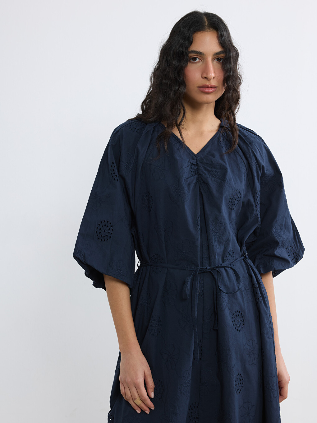 Femër Blu Fustan-1