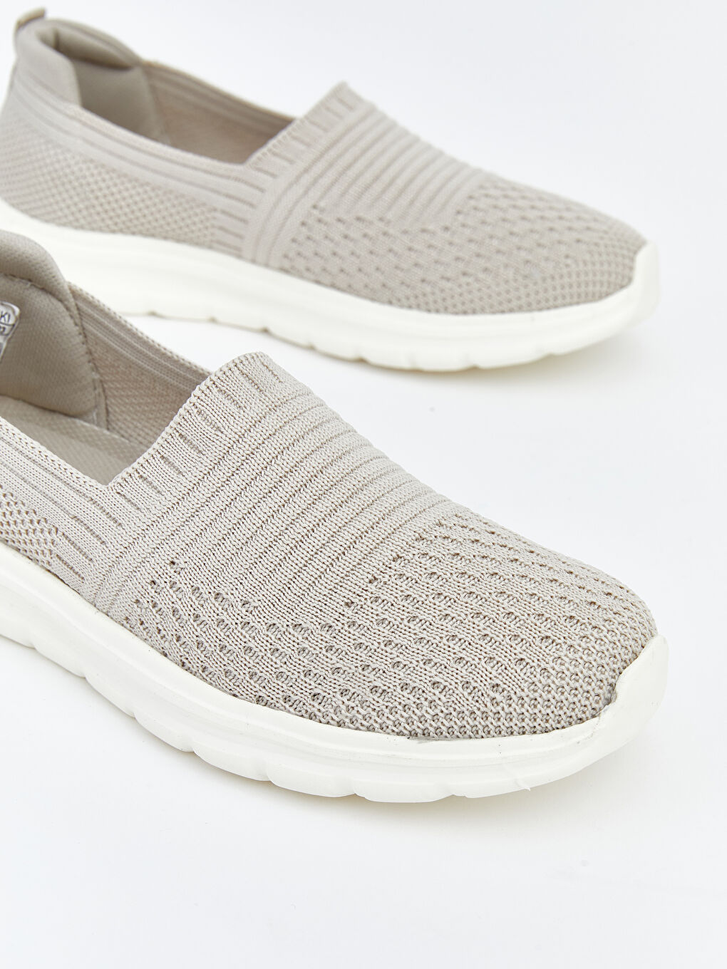 Bej File Detaylı Kadın Spor Ayakkabı-2