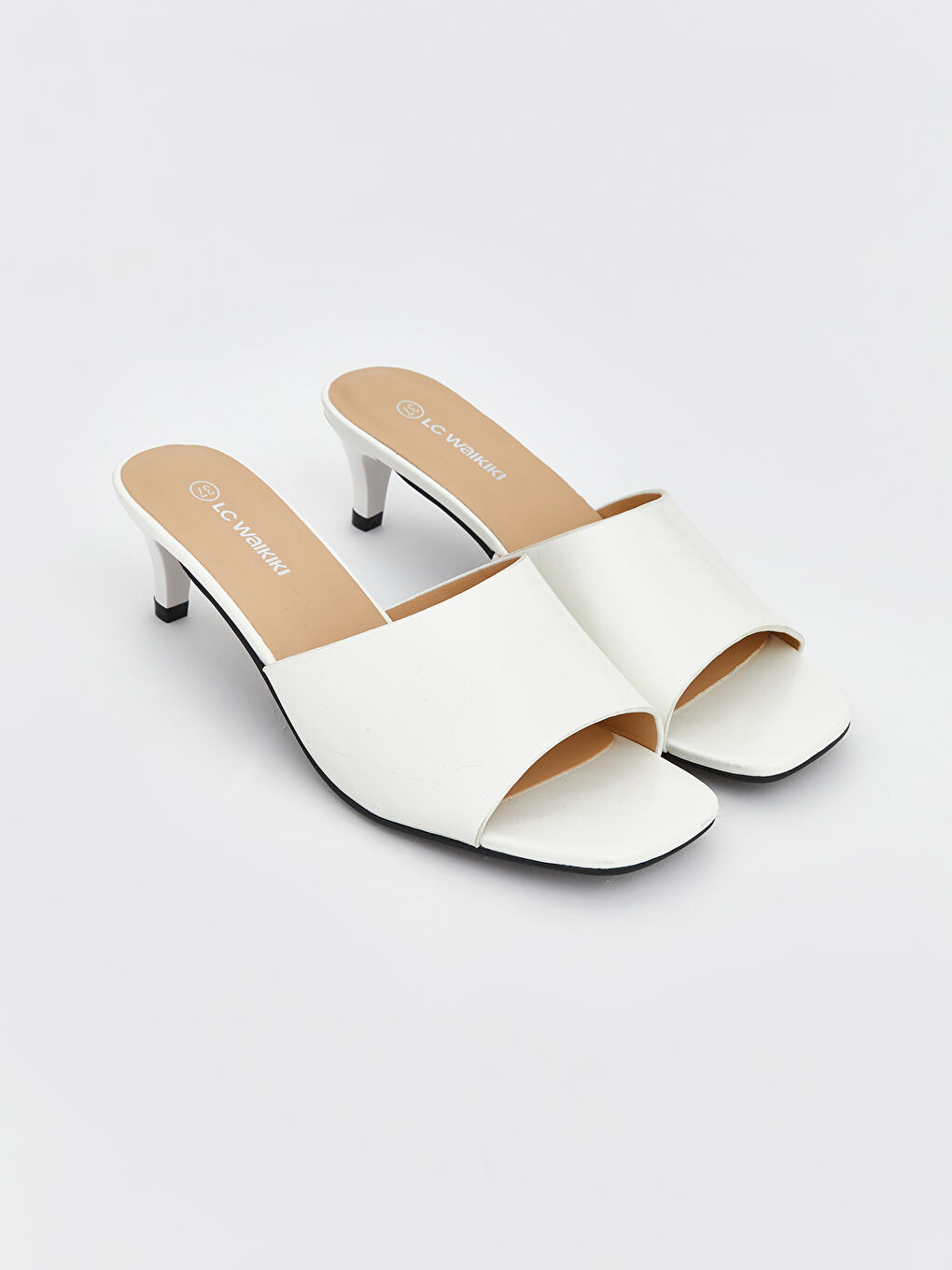 Ψεύτικο Δέρμα Σανδάλια με Τακούνι για γυναίκες