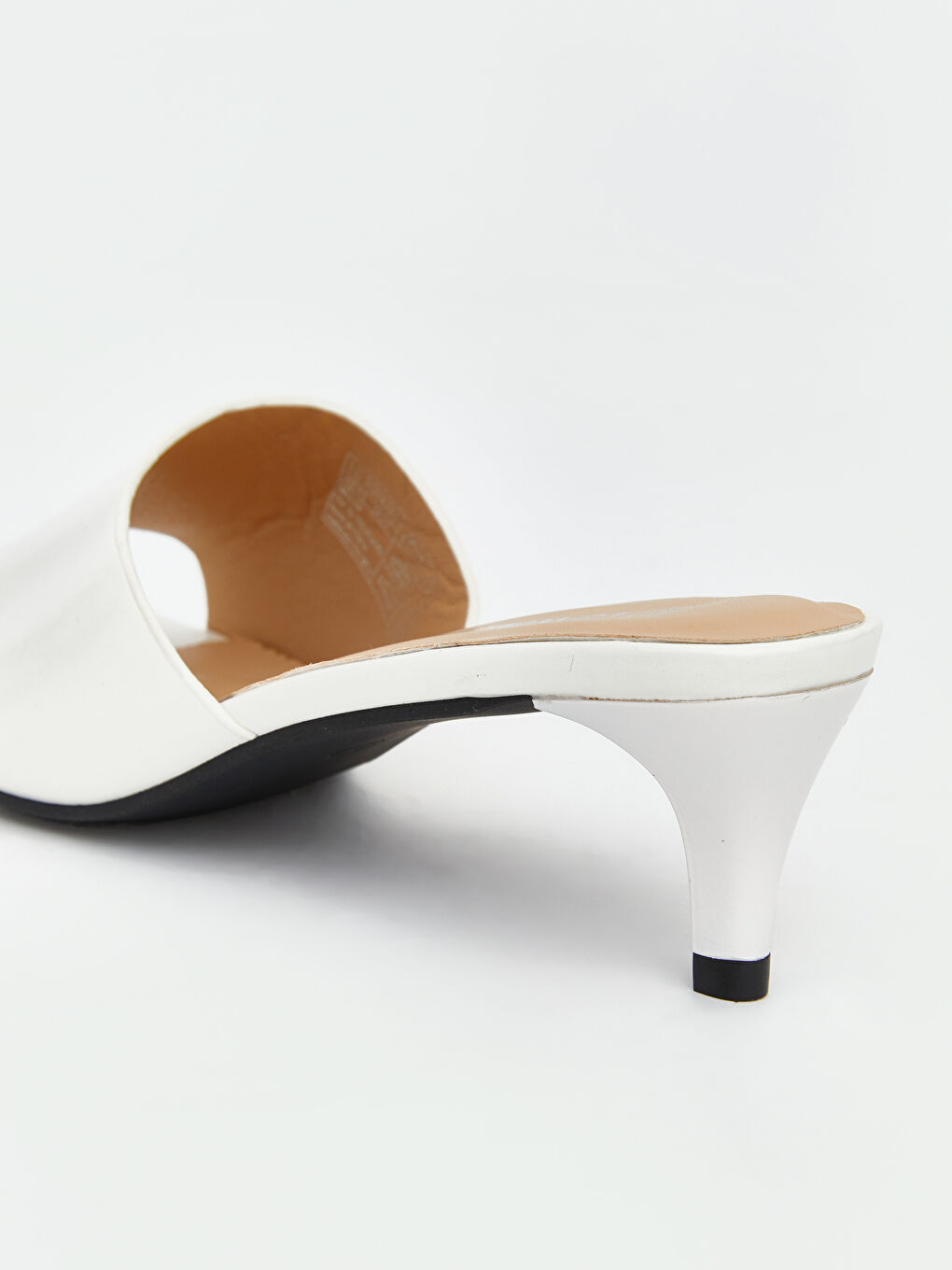 Ψεύτικο Δέρμα Σανδάλια με Τακούνι για γυναίκες-4