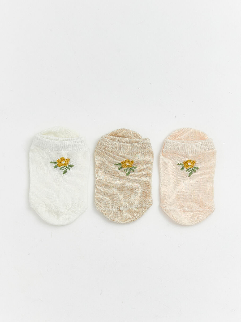 Baby Girl ECRU Trainer Socks-2
