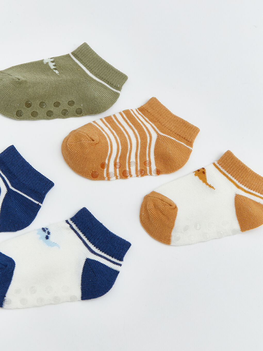 Erkek Bebek 5'li Patik Çorap-3