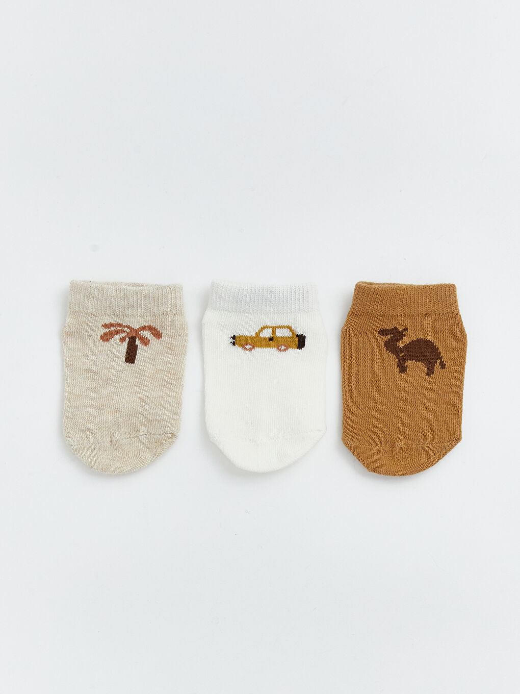 Patterned Baby Boys' 5-Pack Trainer Socks-2