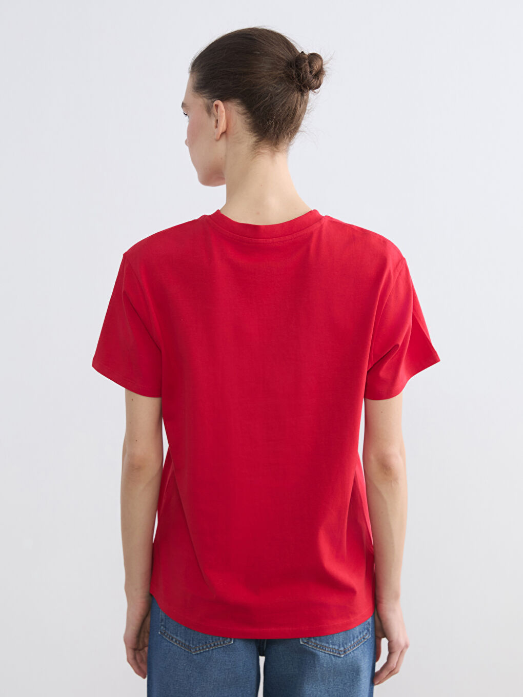 Frau ROT T-Shirt-3