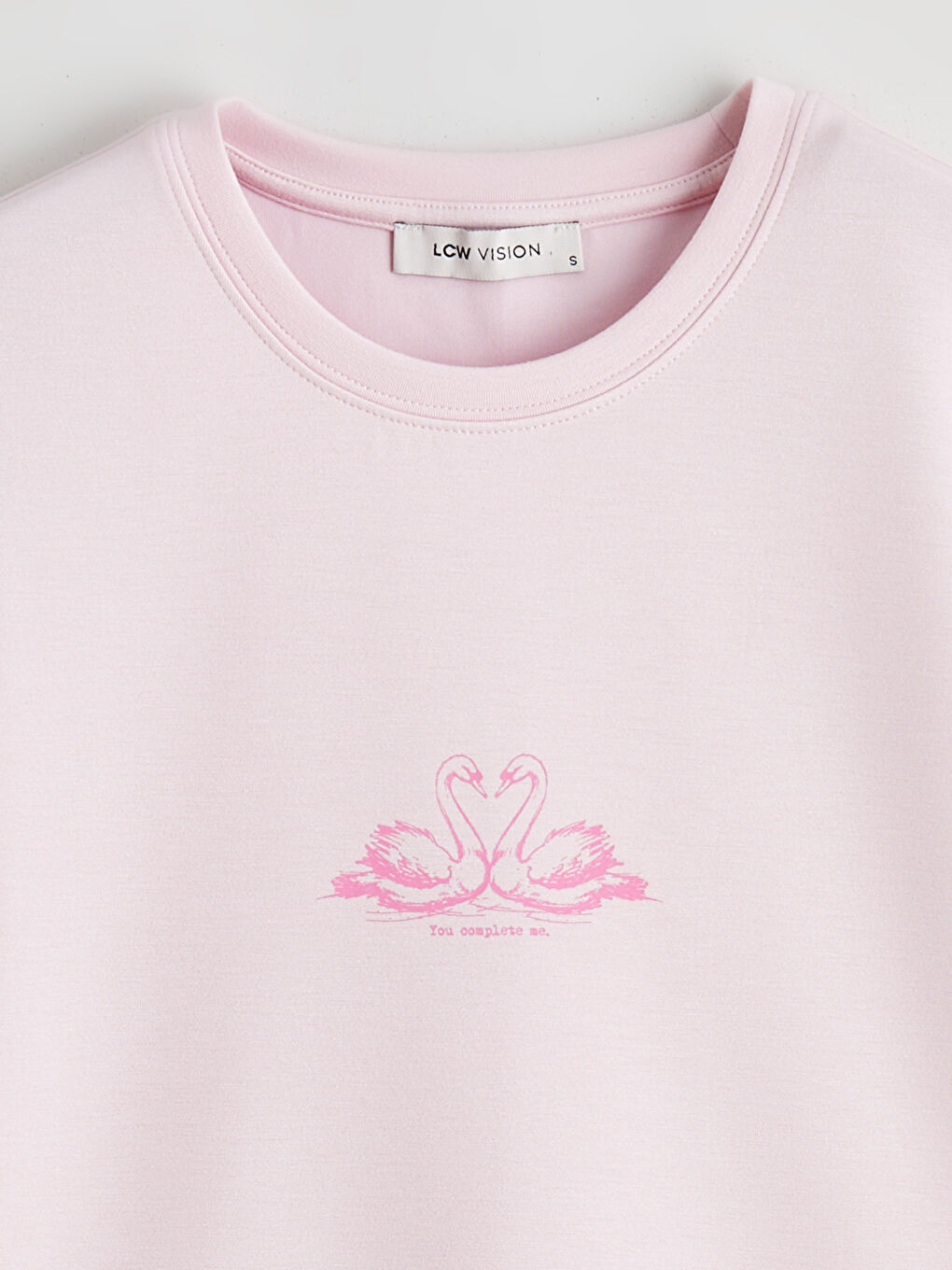 Crew Neck Printed Women's T-Shirt-5