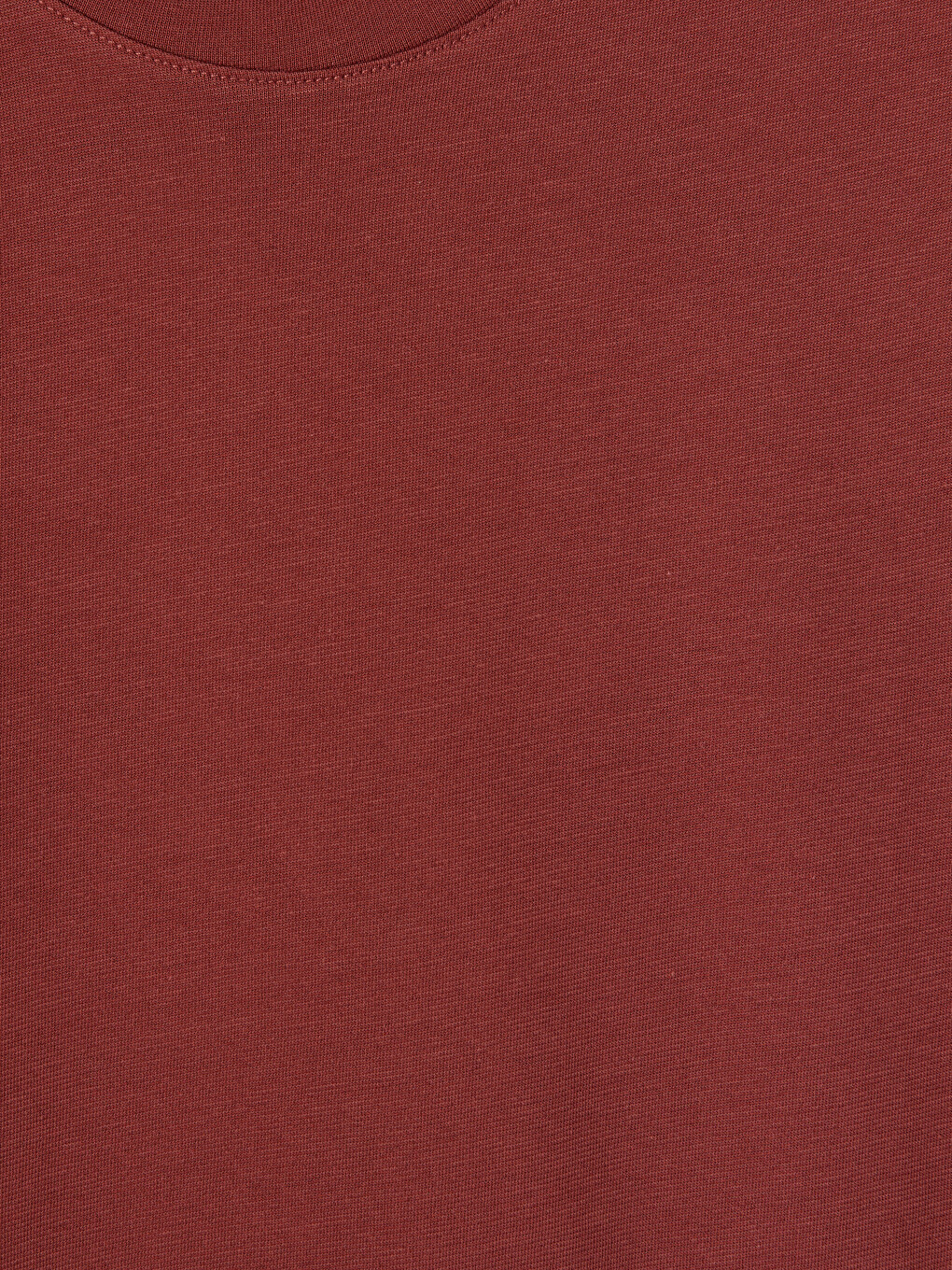Kırmızı Regular Fit Basic Erkek Dry Touch Tişört-1