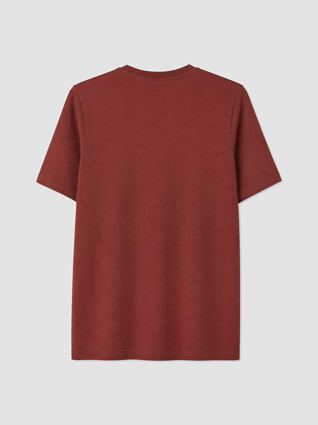 Kırmızı Regular Fit Basic Erkek Dry Touch Tişört-2