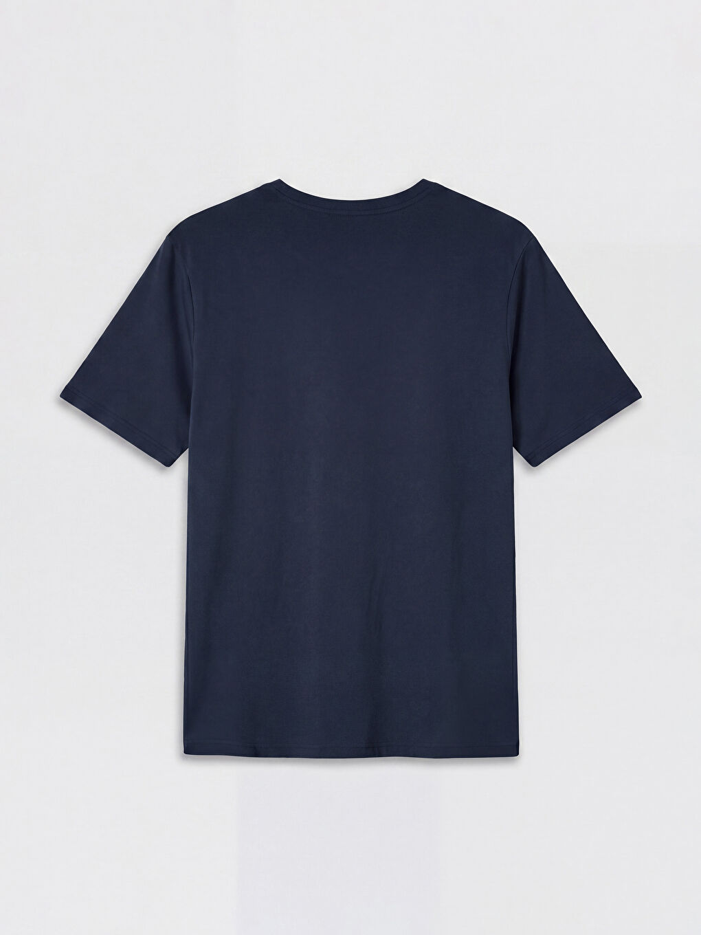 Lacivert Regular Fit Basic Erkek Dry Touch Tişört-1