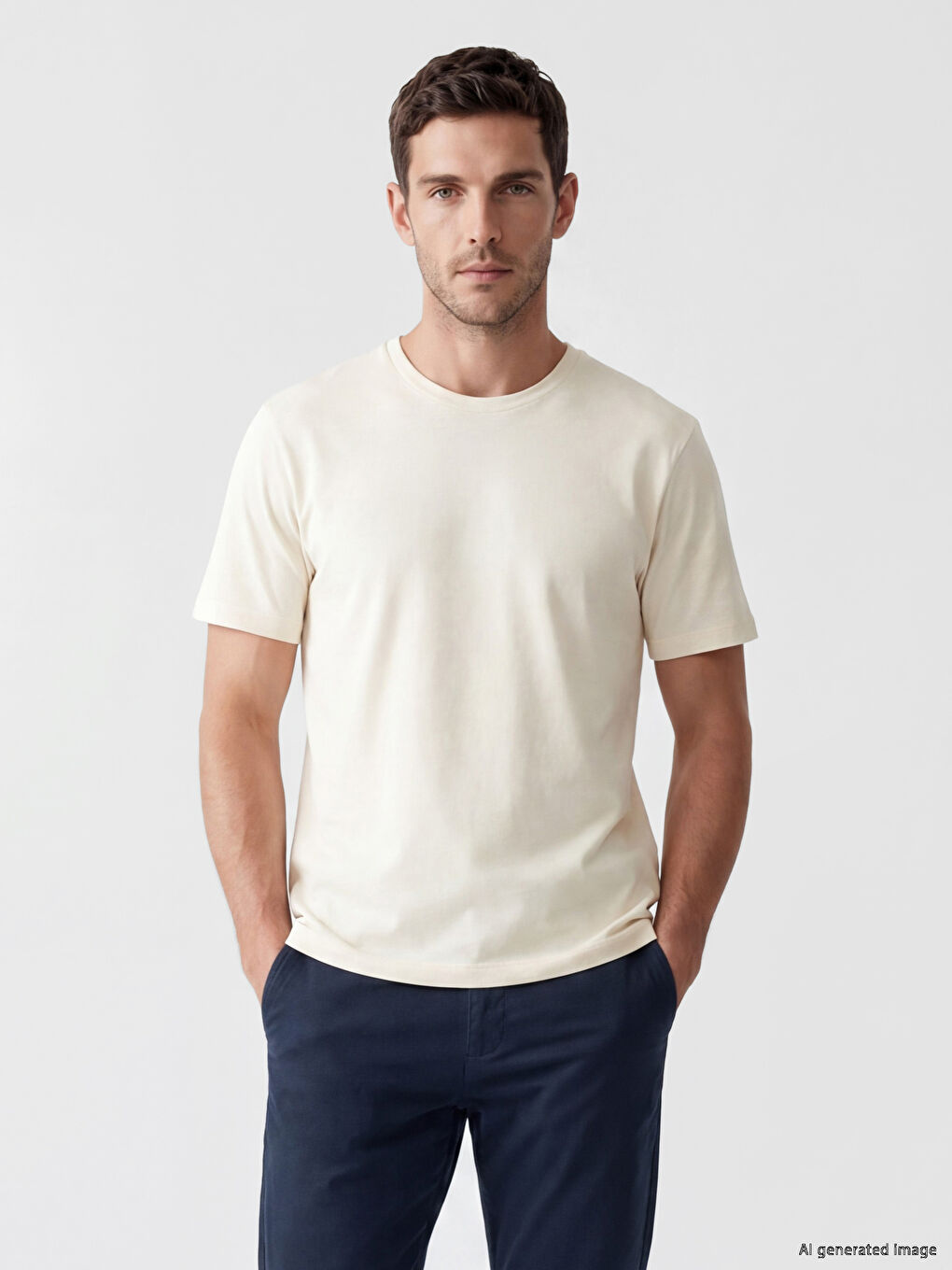 Regular Fit Basic Men's Dry Touch T-Shirt
