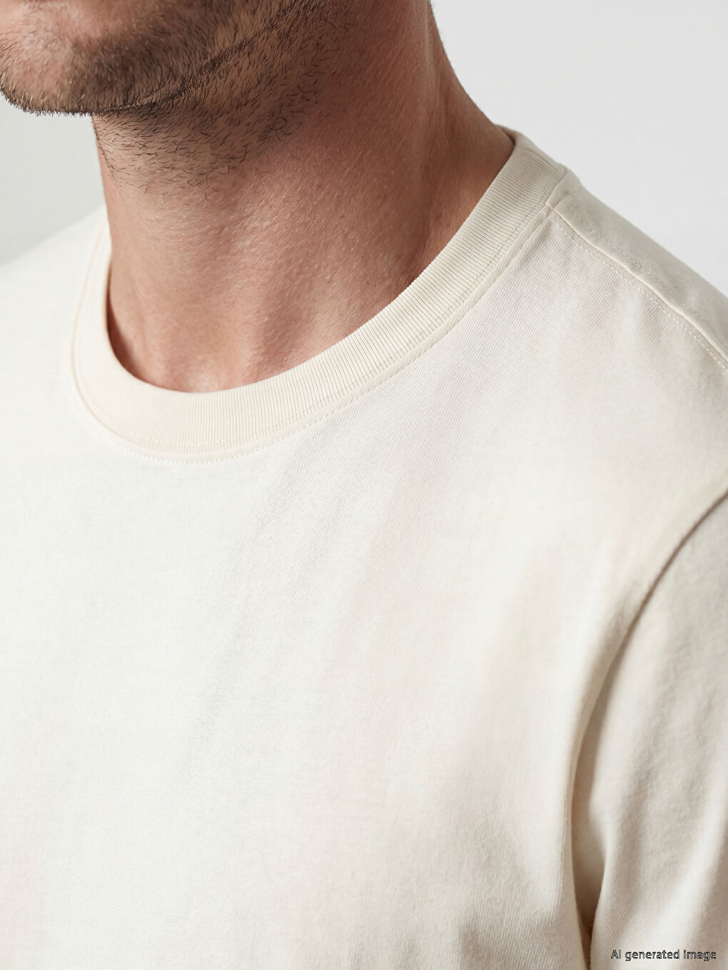 Regular Fit Basic Men's Dry Touch T-Shirt-2