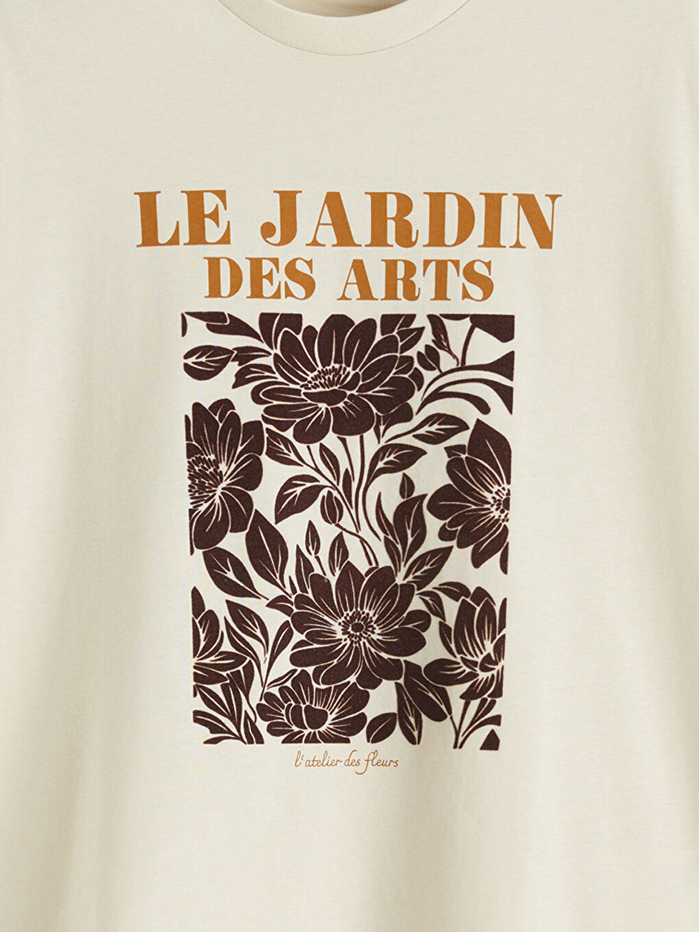 Frau BEIGE T-Shirt-5