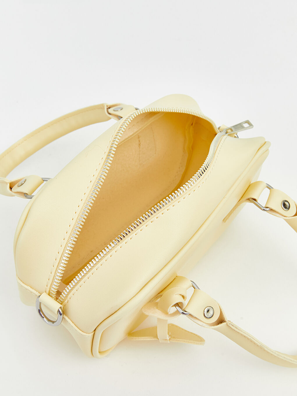 Sarı Deri Görünümlü Kız Çocuk Omuz Çantası-2