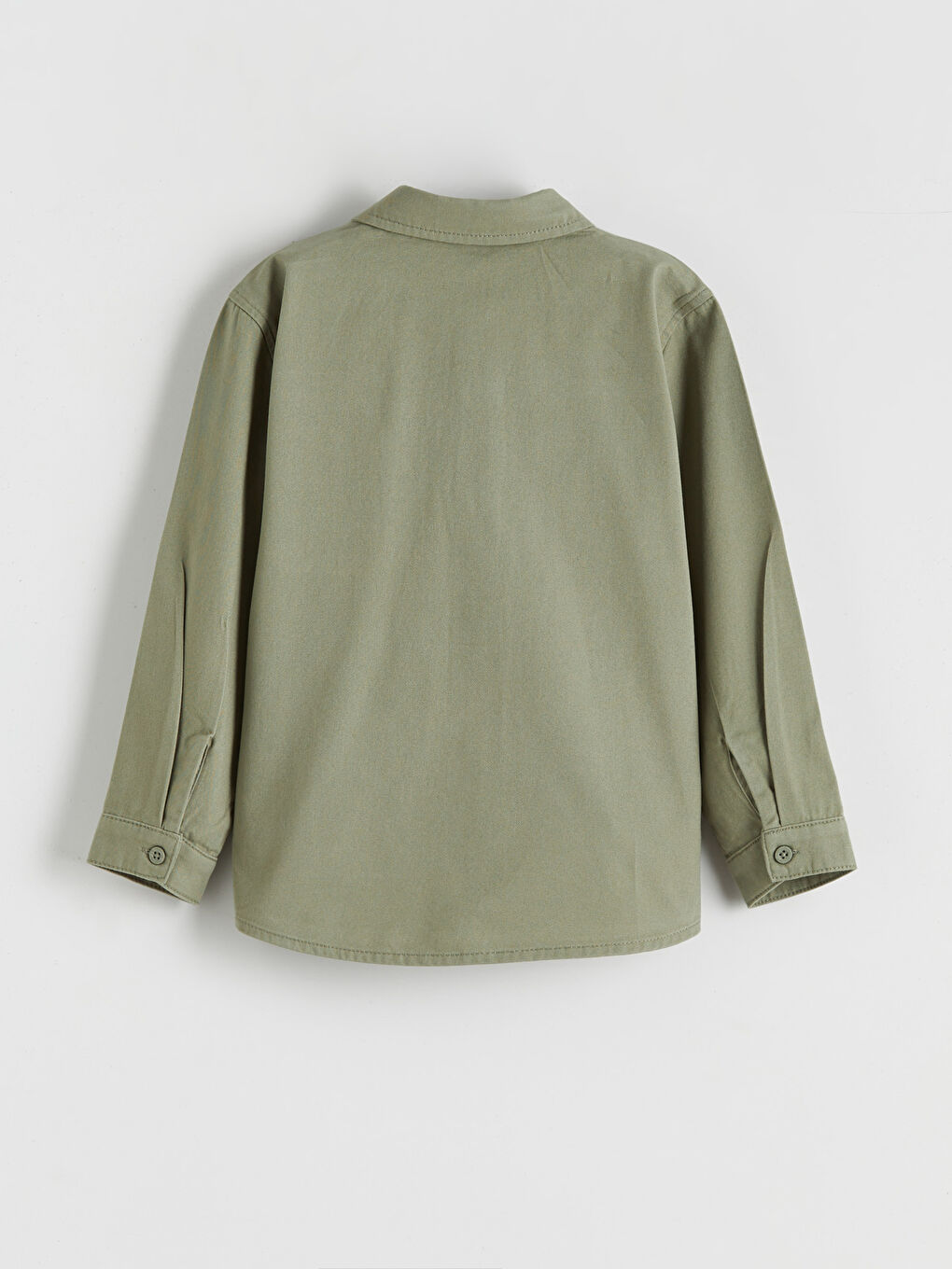 Yeşil Erkek Çocuk Gabardin Gömlek ve Pantolon-2