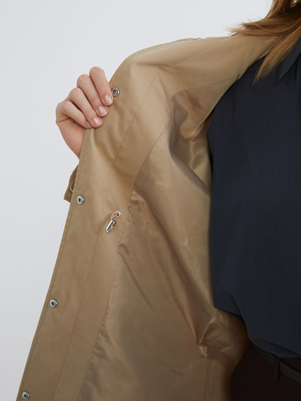 Ženska jakna sa somotskim okovratnikom-3