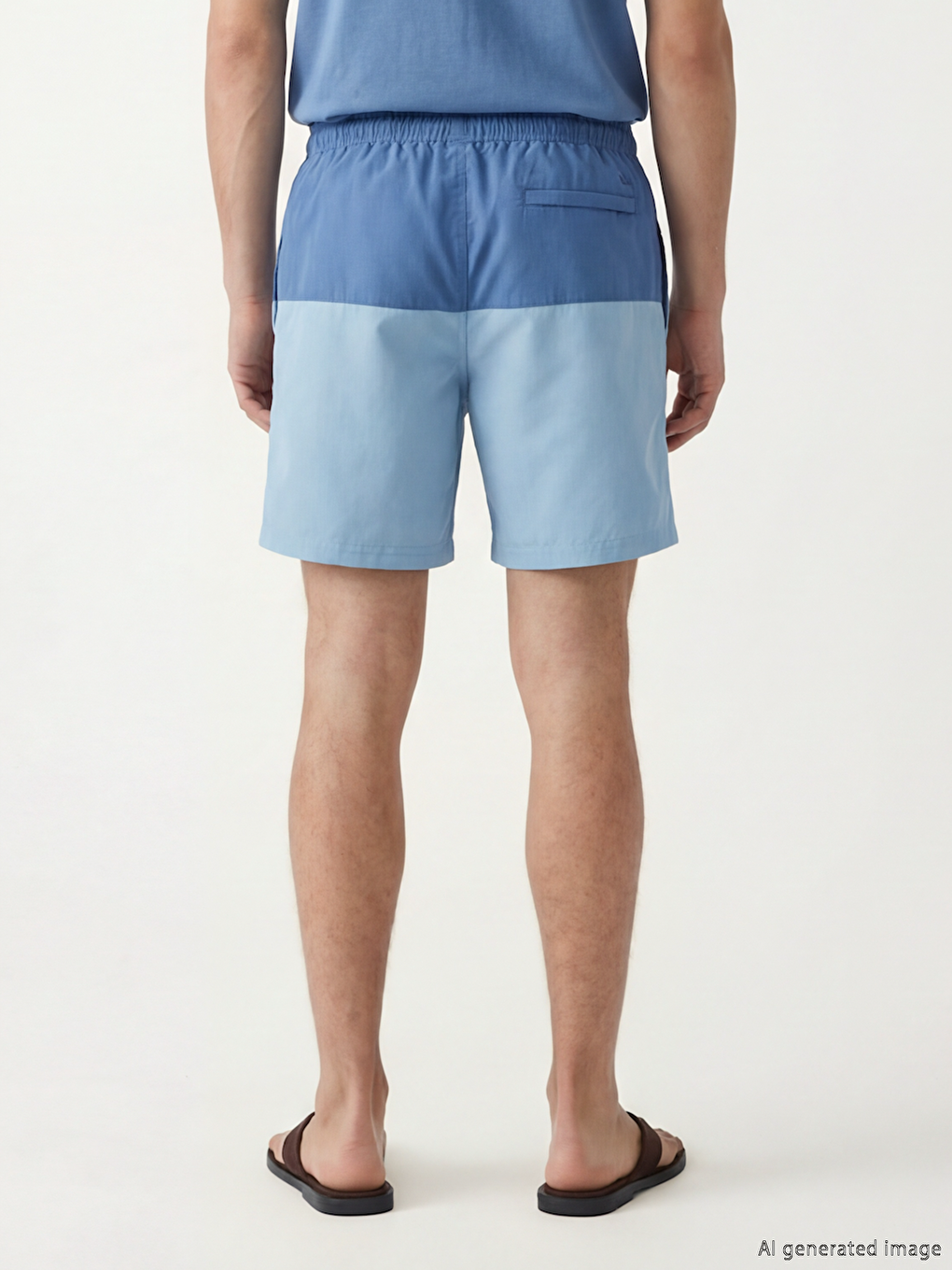 Man BLUE Swimming Shorts-2