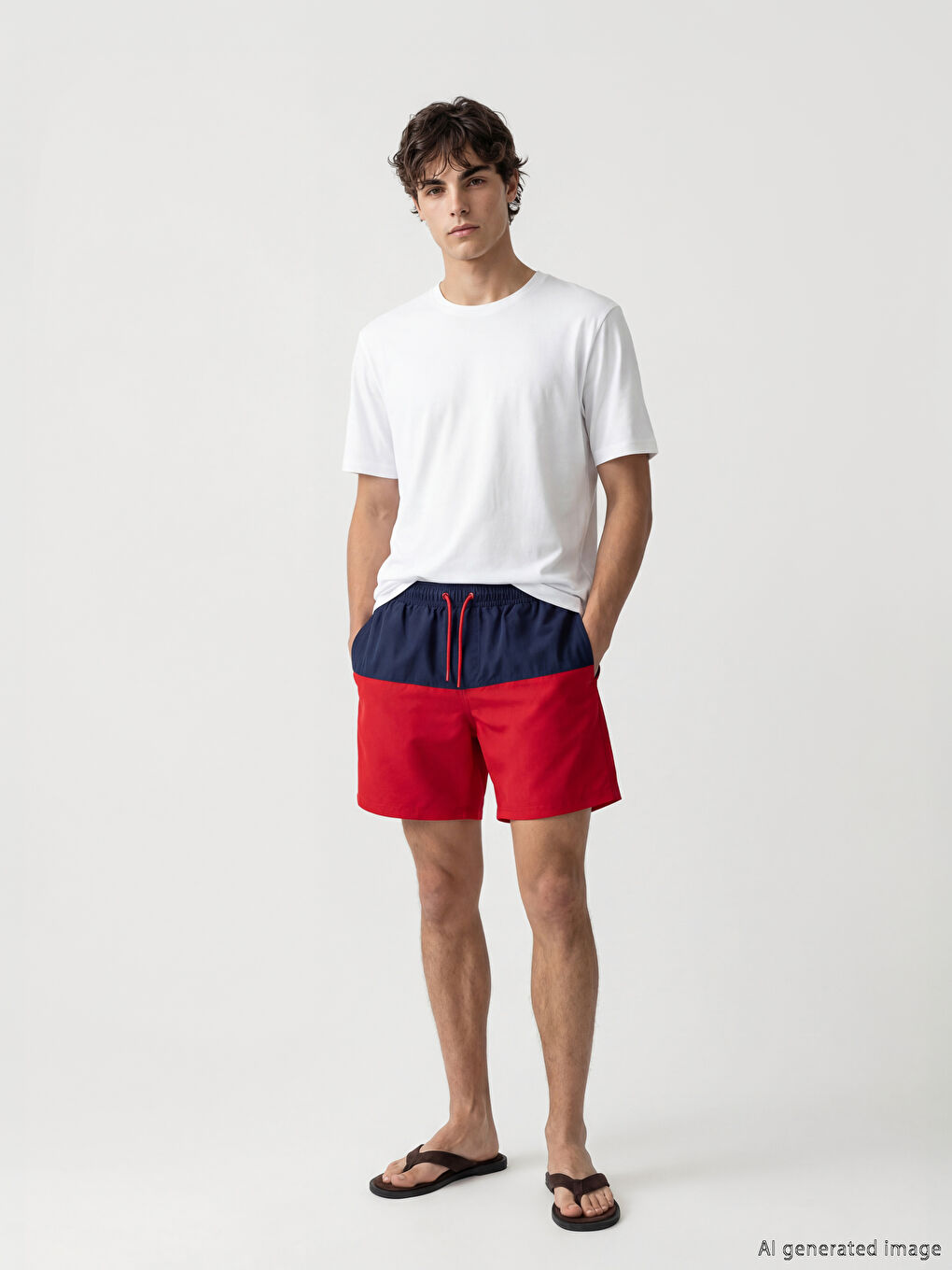 Man NAVY Swimming Shorts