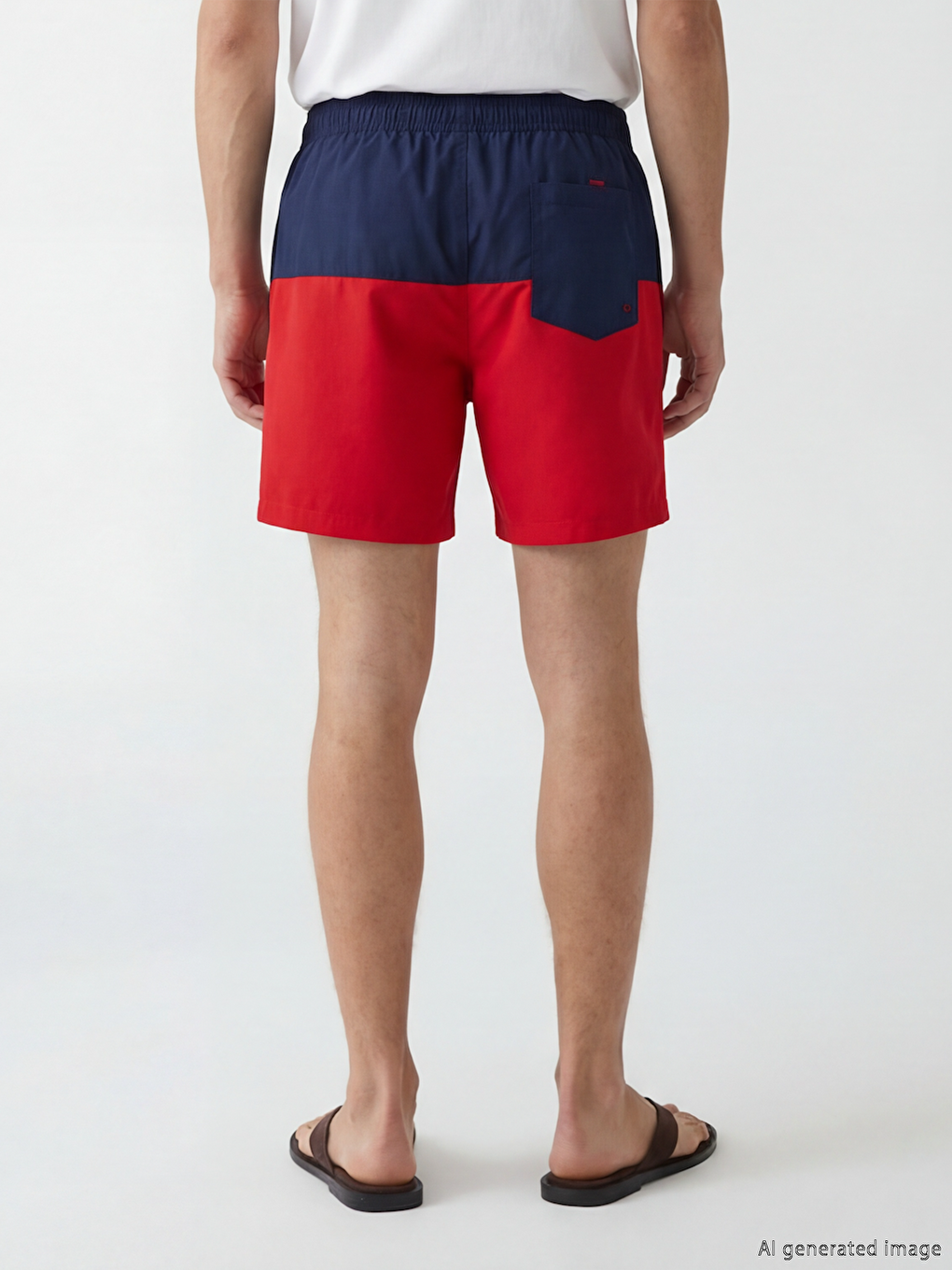 Man NAVY Swimming Shorts-2