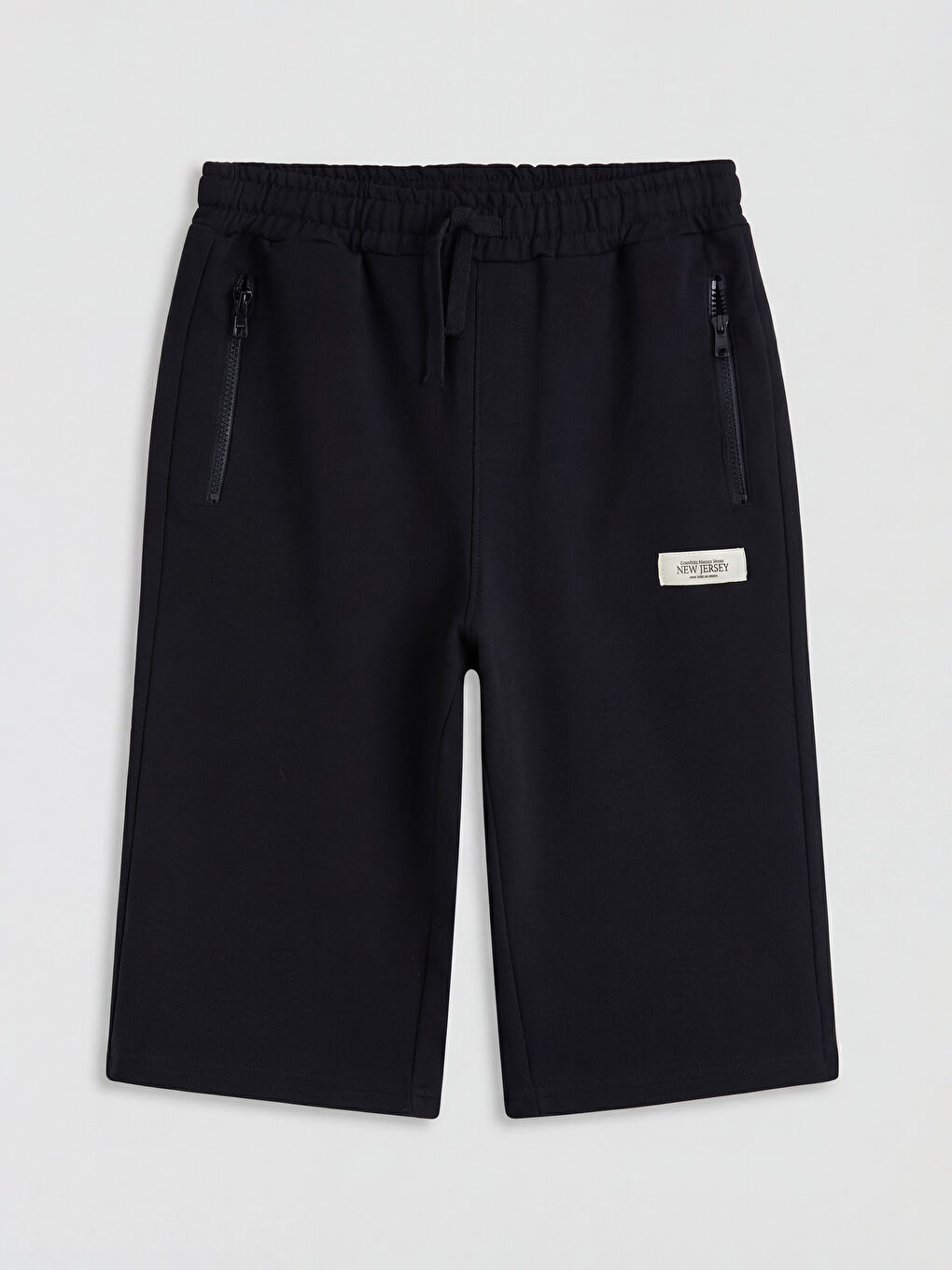 Siyah Beli Lastikli Erkek Çocuk Şort