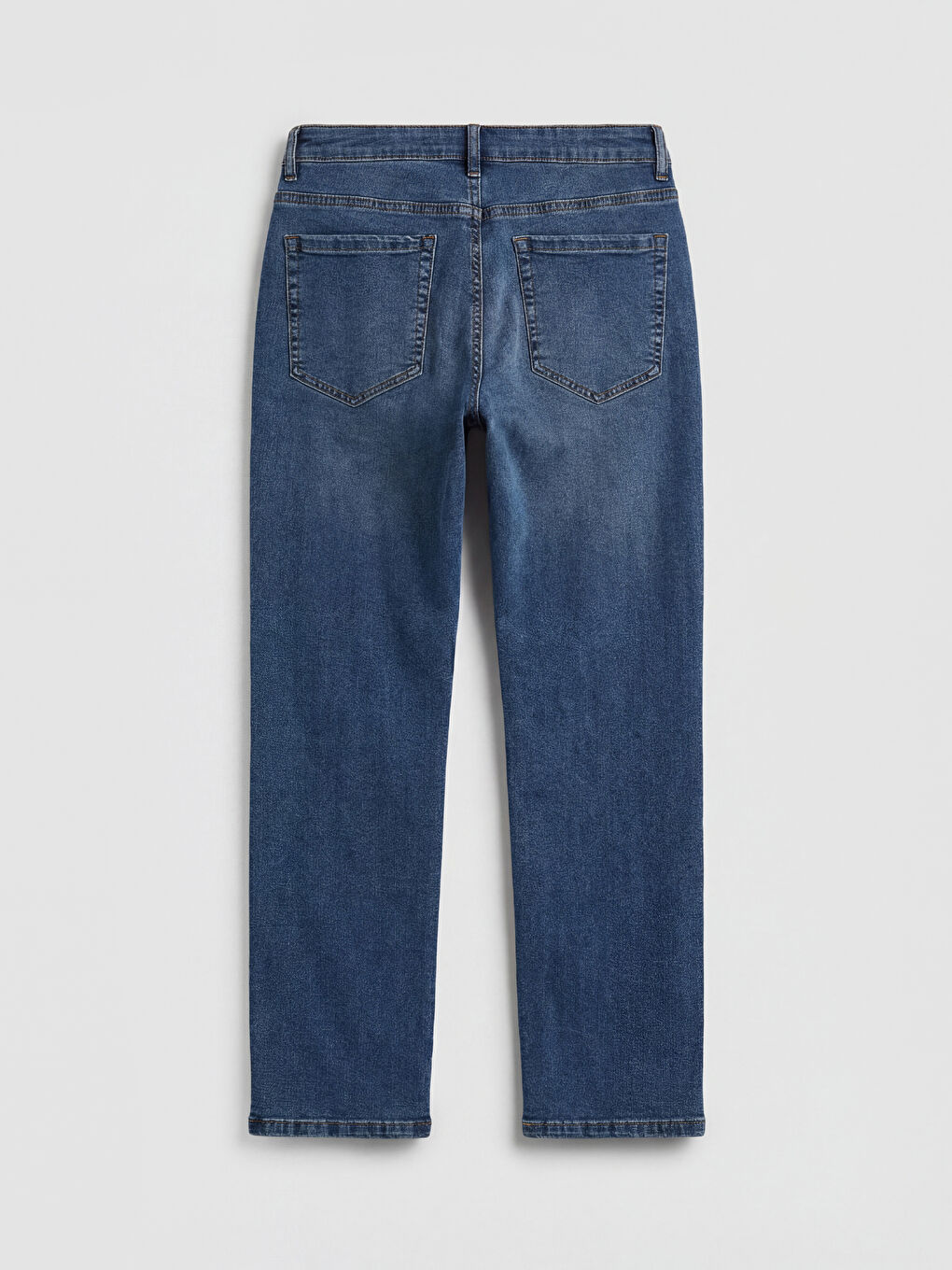 Мужчины Индиго Джинсы-5