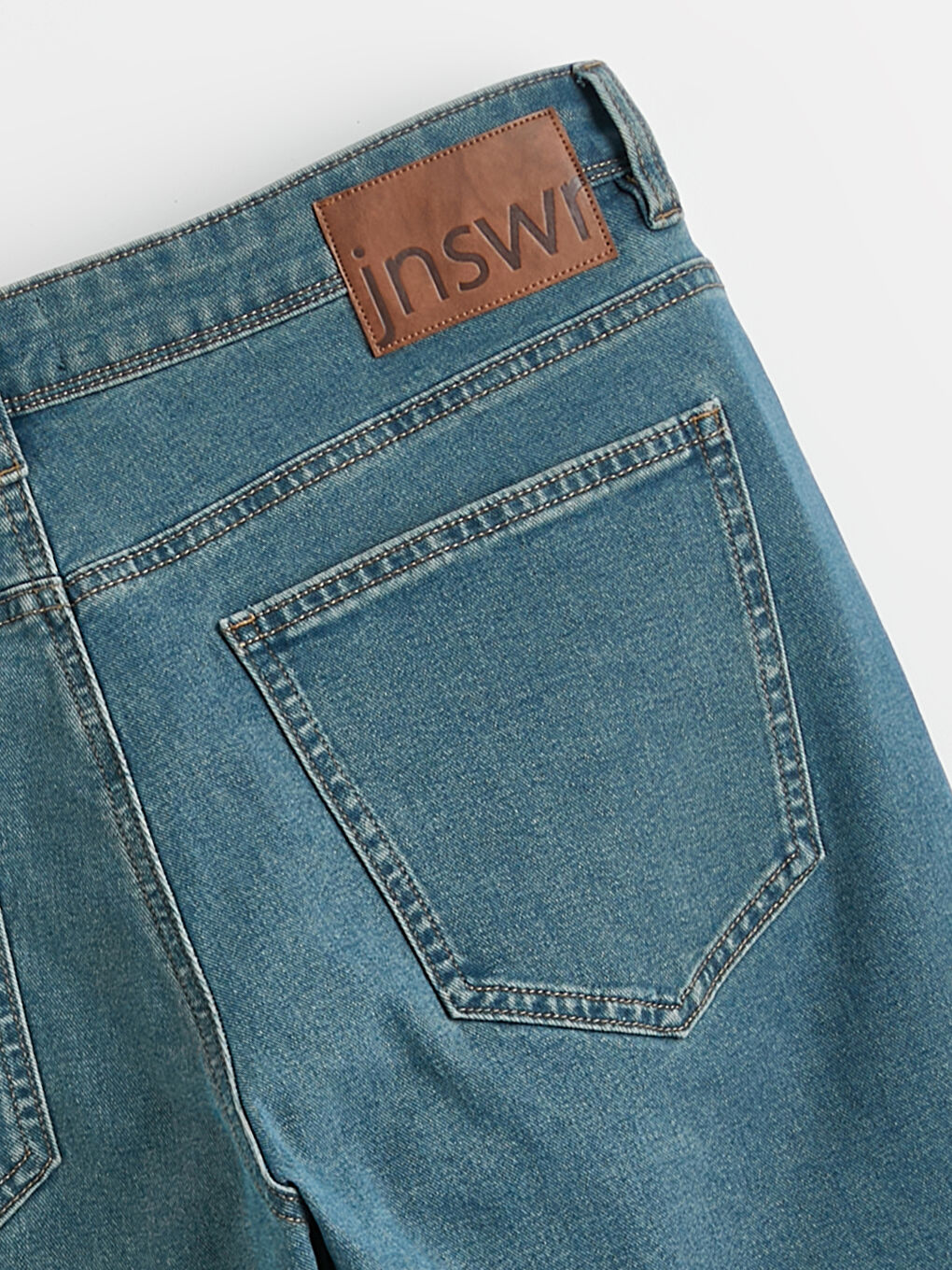 Man GREEN Denim Shorts-5