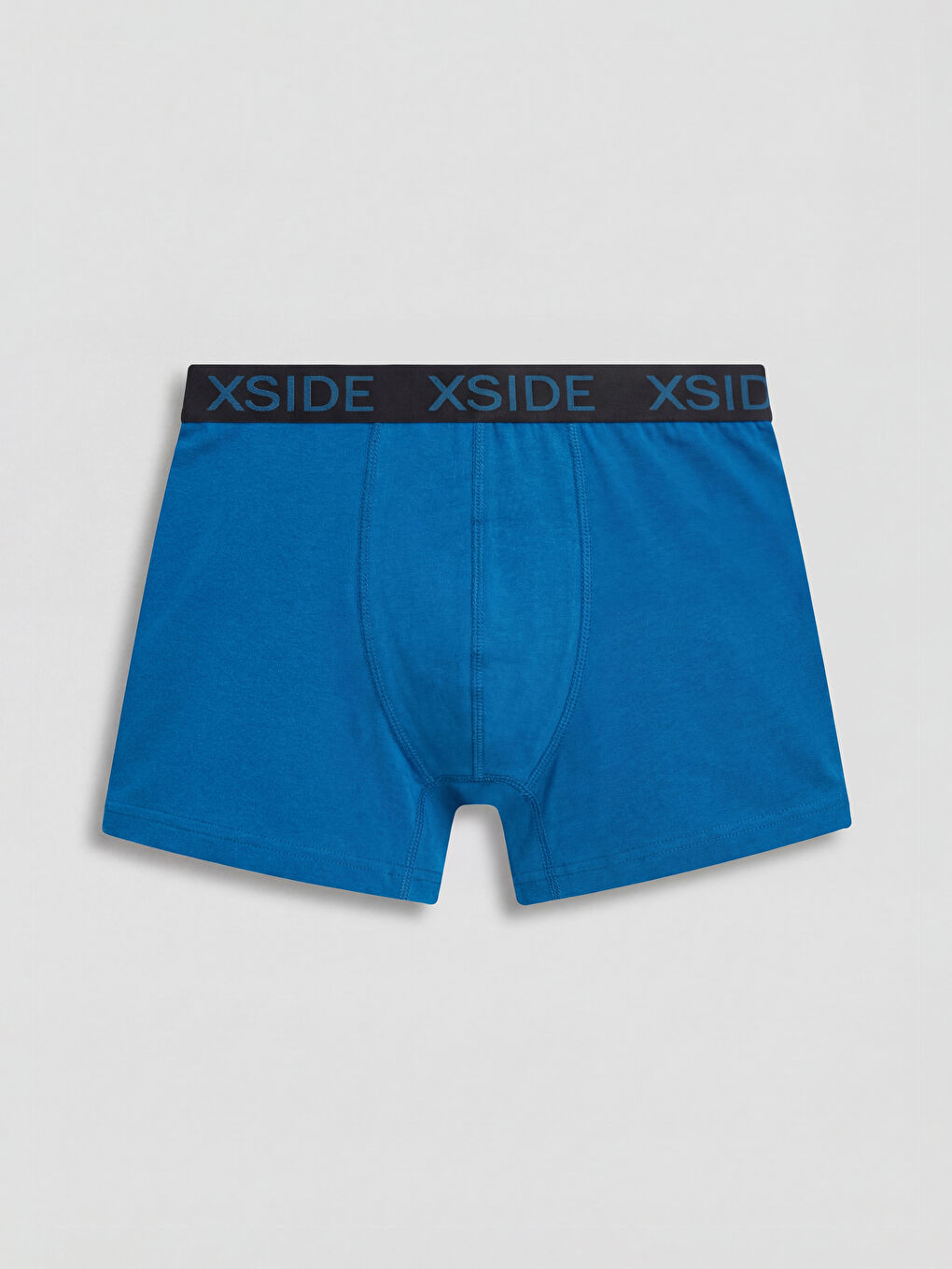 Petrol Pamuklu Esnek Erkek 3'lü Boxer-1
