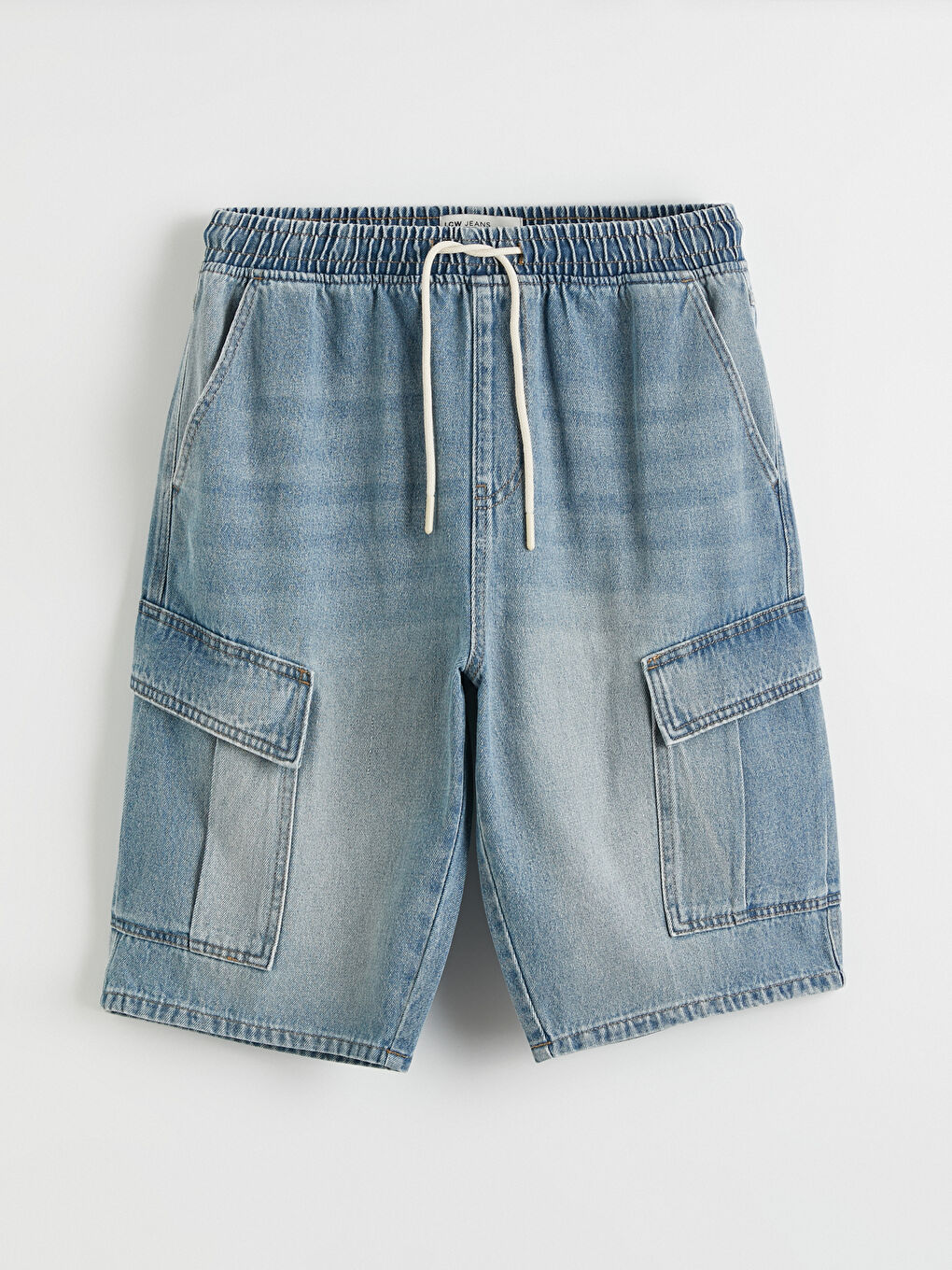 Man INDIGO Denim Shorts-3