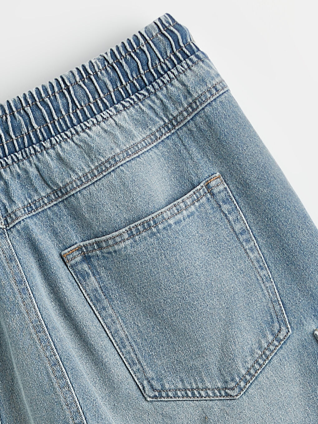 Man INDIGO Denim Shorts-4