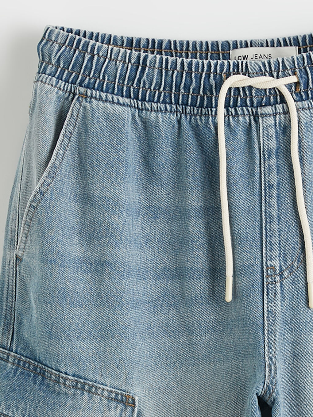 Man INDIGO Denim Shorts-5