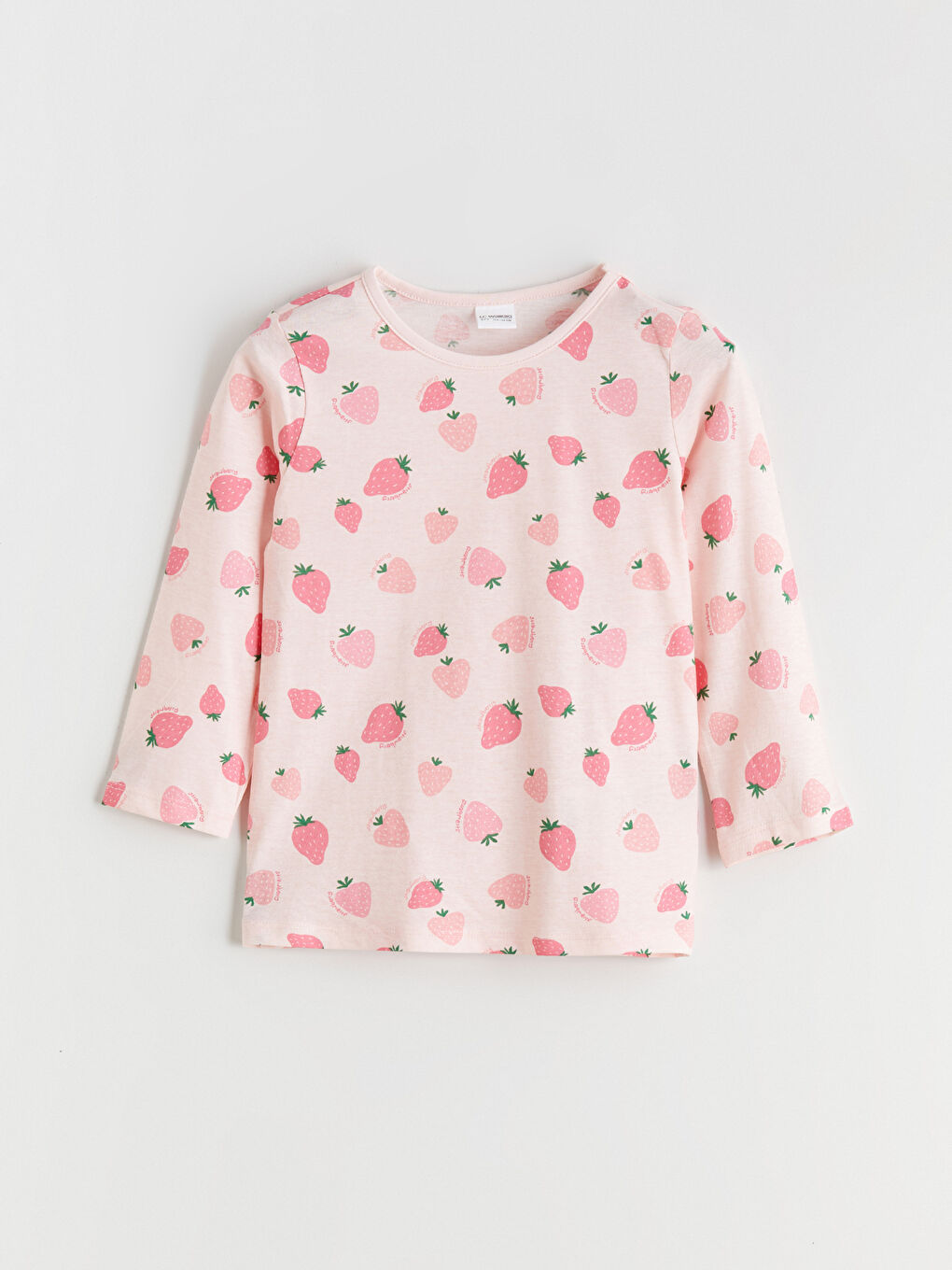 قميص بيجاما وردي فتاة