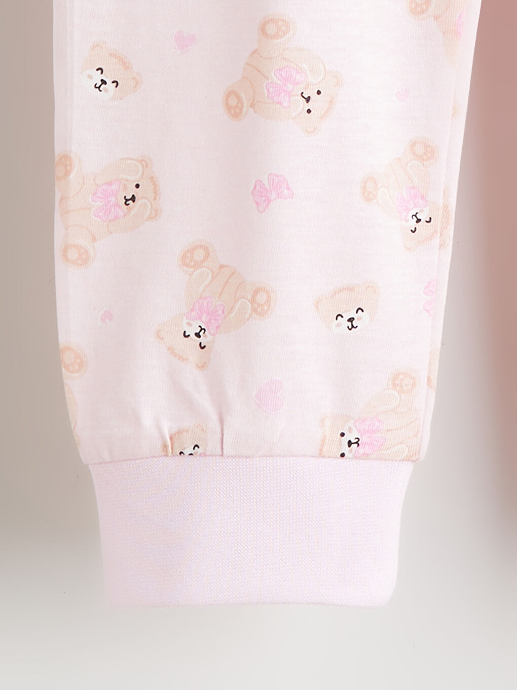 بنطلون بيجاما وردي فتاة-1