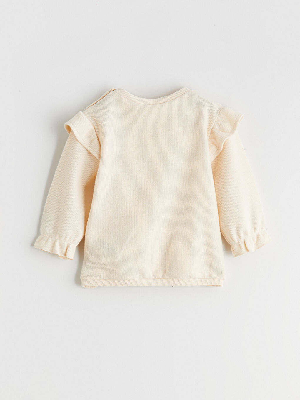 كنزة رياضية مزينة بطبعة زهور للبنات الرضع-2