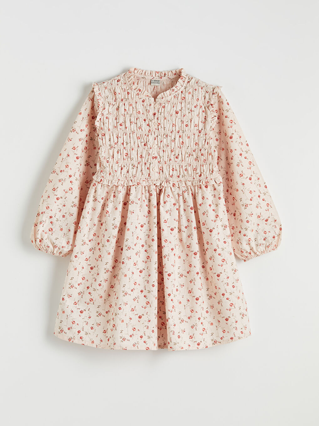 فستان وردي فتاة