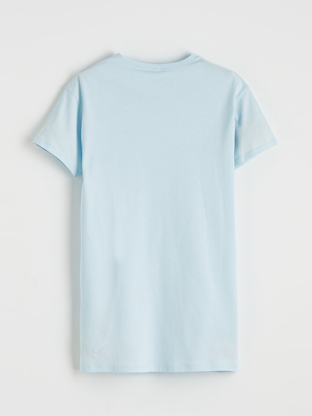 Mavi Bisiklet Yaka Cinnamoroll Baskılı Kız Çocuk Gecelik-1