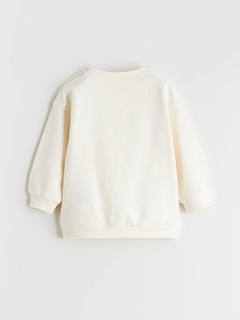 Kız Bebek Kurdele Aplikeli Sweatshirt-3