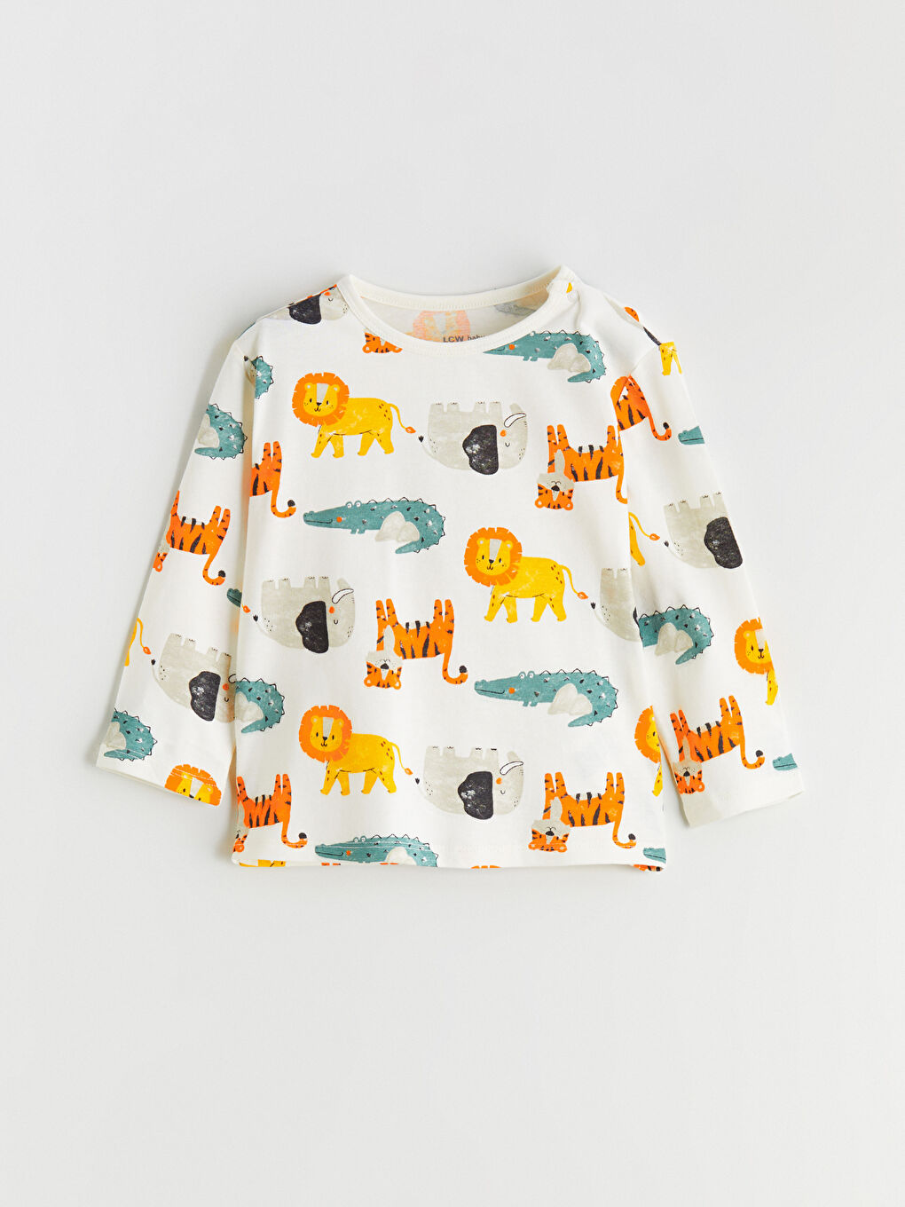 ნაბეჭდი ჩვილი ბიჭების მაისური