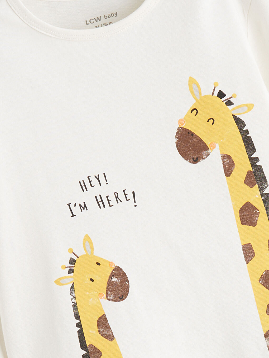 تيشيرت بيج فاتح / ايكرو طفل رضيع-1