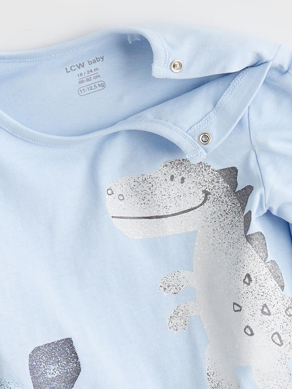 Crew Neck Printed Baby Boy T-Shirt-1