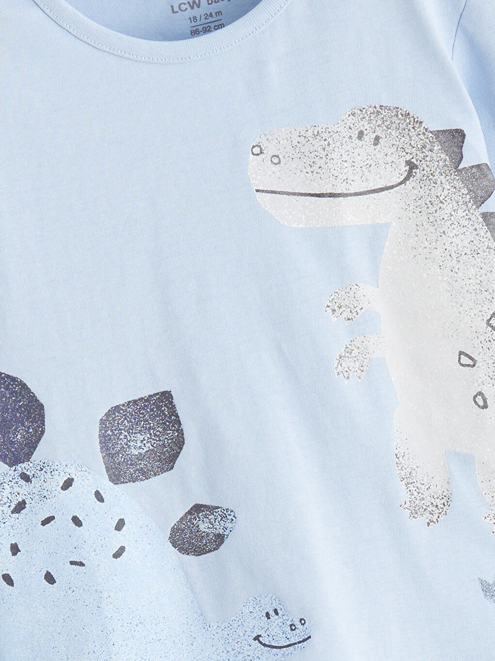 Crew Neck Printed Baby Boy T-Shirt-2