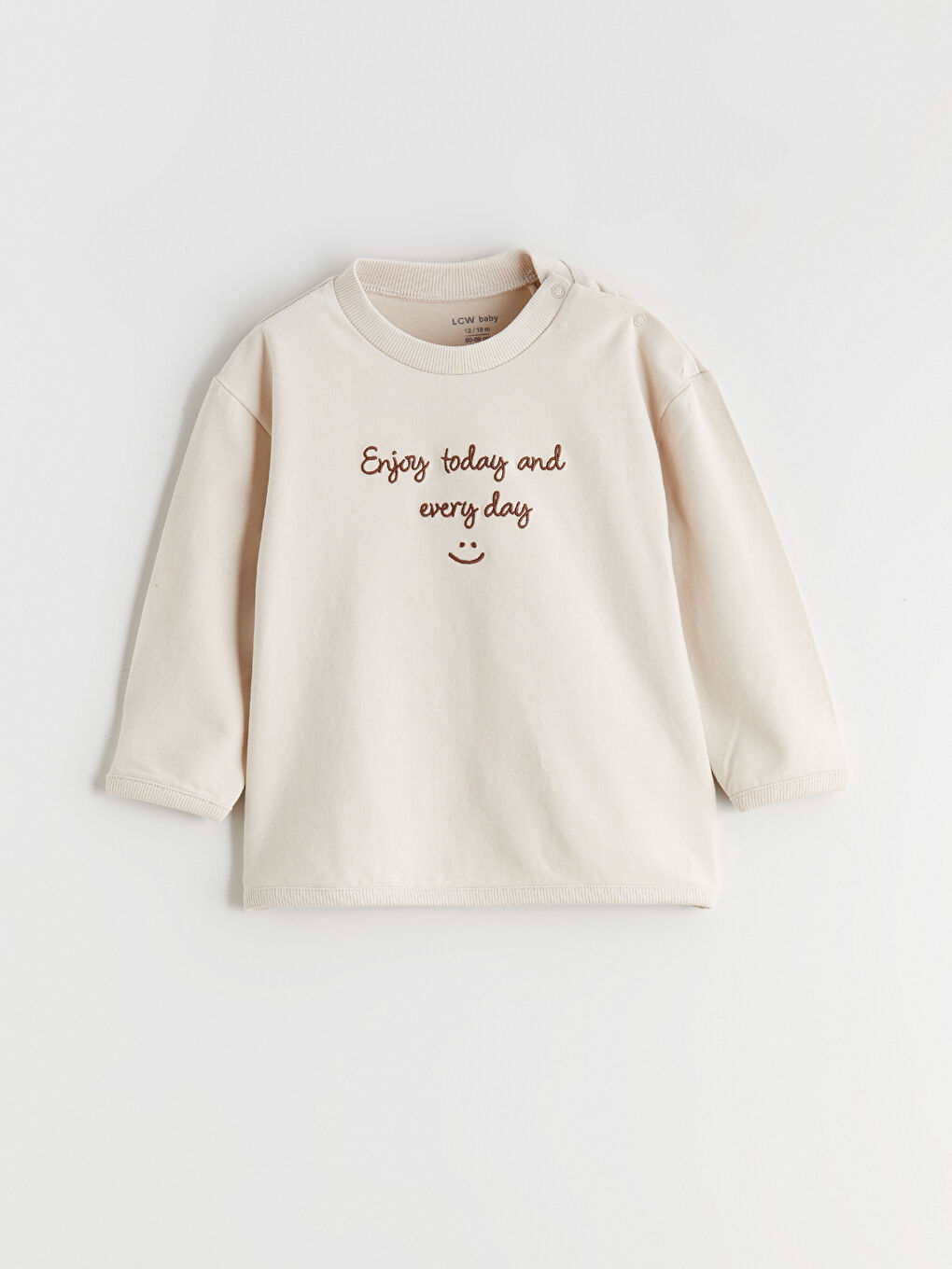 Crew Neck Printed Baby Boy Sweatshirt