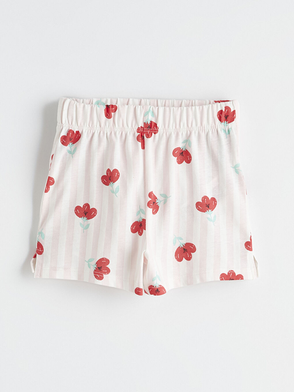 Floral-Print Baby Girl Ruffle Blouse and Shorts-4