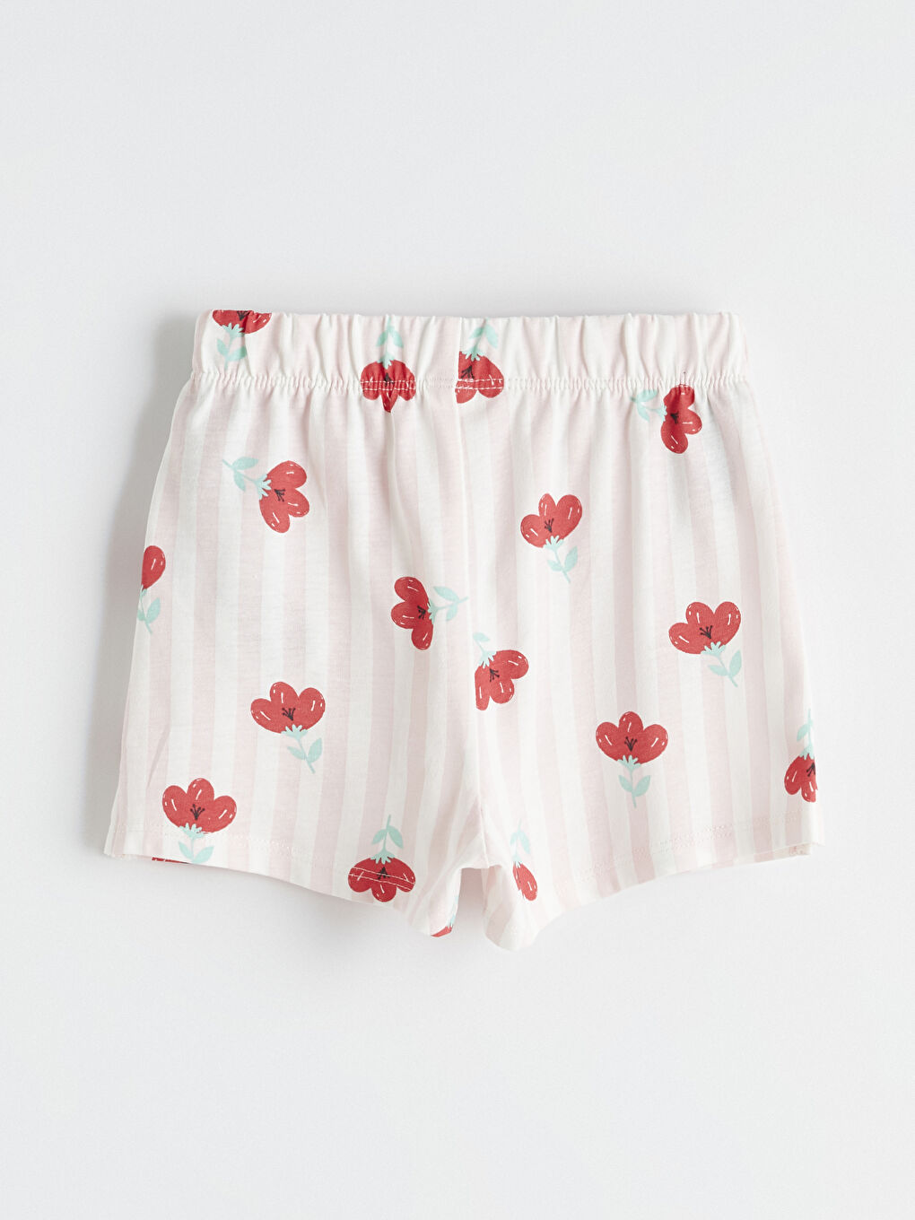 Floral-Print Baby Girl Ruffle Blouse and Shorts-6